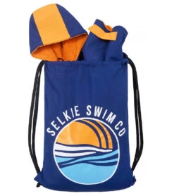 Selkie Recycled Parka Change Robe -Swimming Shops 7550136123560 navy 10a