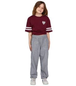 Volcom Girls' Sunday Strut Pants (Big Kid) -Swimming Shops 7585914224808 blackstripe 4a
