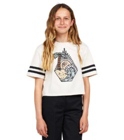 Volcom Girls' Truly Stoked Tee (Big Kid)