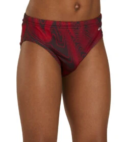 HydroLast Sonar Waves Swim Brief Swimsuit Youth (22 - 28) -Swimming Shops 7595544969384 red 6a