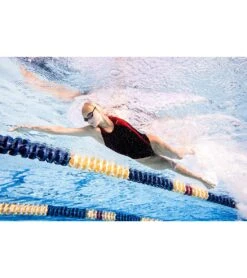 Piped Splice Wide Strap One Piece Swimsuit 10 Piped Splice Wide Strap One Piece Swimsuit -Swimming Shops 7595815272616 blackmaroon 5a