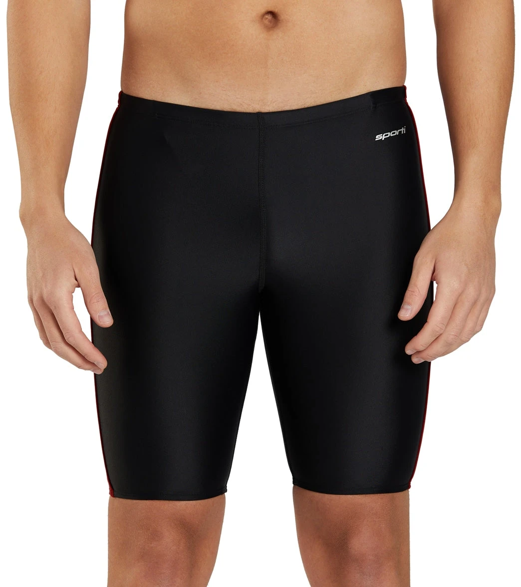 Piped Splice Swim Jammer Swimsuit 1 Piped Splice Swim Jammer Swimsuit