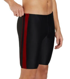 Piped Splice Swim Jammer Swimsuit 15 Piped Splice Swim Jammer Swimsuit -Swimming Shops 7595831328936 blackmaroon 6a