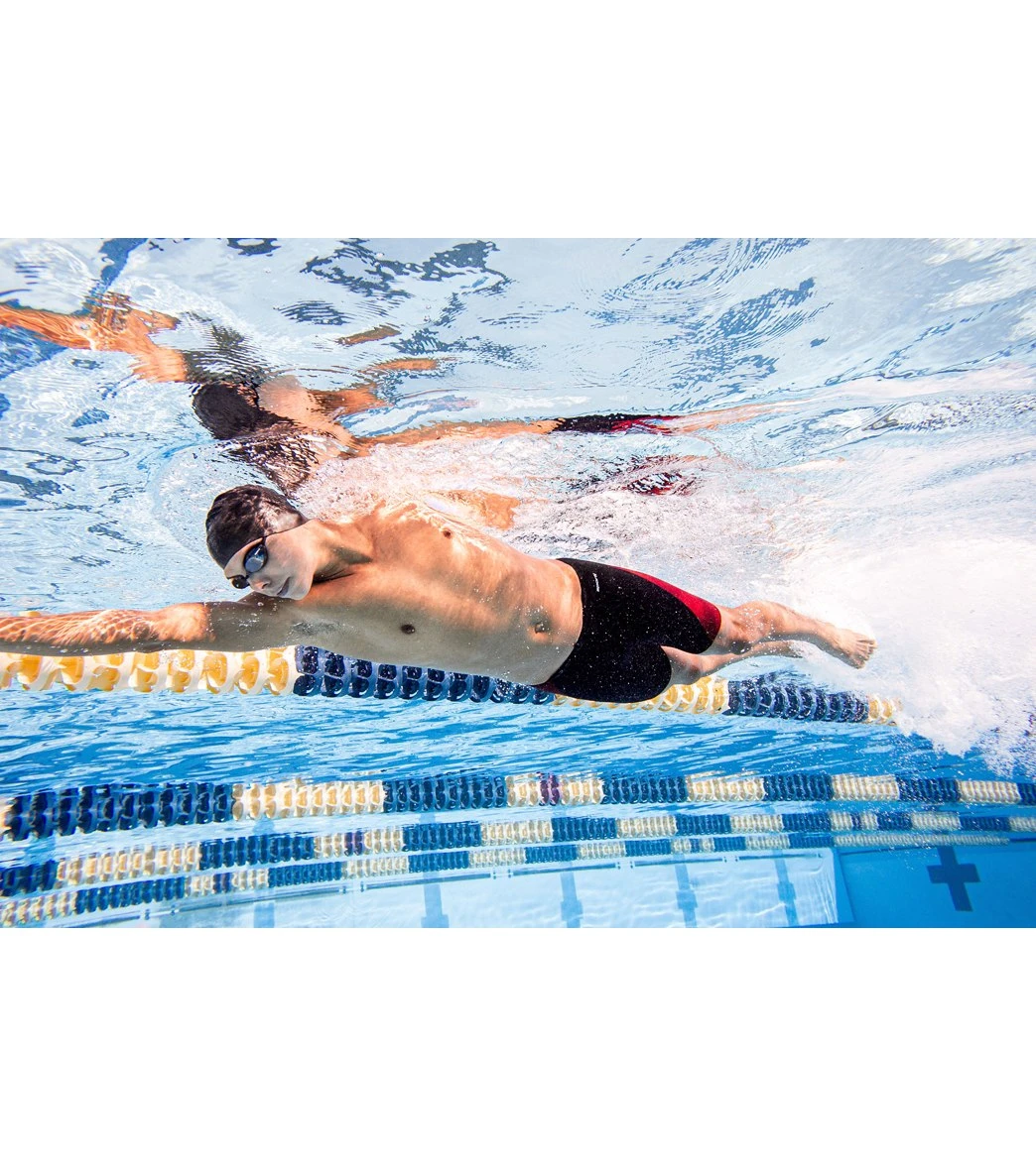 Piped Splice Swim Jammer Swimsuit 9 Piped Splice Swim Jammer Swimsuit - Image 9