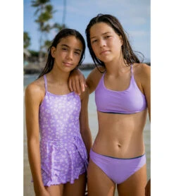 Girls' Waverly Reversible Two Piece Bikini Set (Toddler, Little Kid, Big Kid) -Swimming Shops 7600912072872 lavender 5a