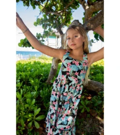 Girls' Coastline Dress (Toddler, Little Kid, Big Kid) -Swimming Shops 7600913088680 black 3a