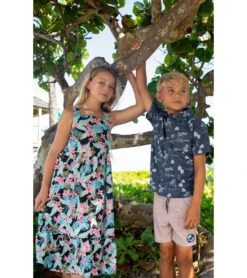 Girls' Coastline Dress (Toddler, Little Kid, Big Kid) -Swimming Shops 7600913088680 black 4a