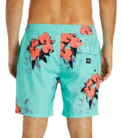 Billabong Men's 17" Sundays Layback Swim Trunks -Swimming Shops 7607316054184 mist 3a