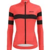 Santini Women's Coral Bengal Long Sleeve Jersey