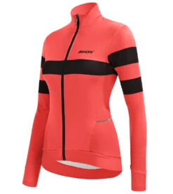 Santini Women's Coral Bengal Long Sleeve Jersey 6 Santini Women's Coral Bengal Long Sleeve Jersey -Swimming Shops 7609137823912 granatinaorange 2a