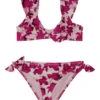 Splendid Girls' Bougainvillea Knot Two Piece Bikini Set (Big Kid)