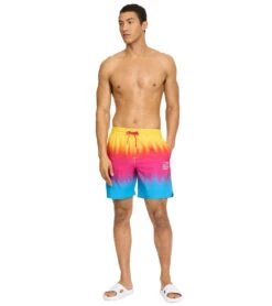 Puma Men's 7" Stretch 48/23 Swim Trunks -Swimming Shops 7621702680744 glowingpink 3a