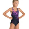 Girls' Arena Shading Jr Swim Pro Back L One Piece Swimsuit (Little Kid, Big Kid)