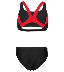 Arena Girls' G Thrice Jr Two Piece Bikini Set (Little Kid, Big Kid) -Swimming Shops 7626452369576 blackanguriawhite 3a
