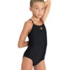 Girls' Arena Light Drop Solid One Piece Swimsuit (Toddler, Little Kid, Big Kid)