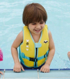 Arena Kids' Friends Swim Vest (Toddler, Little Kid) -Swimming Shops 7626477863080 yellow 4a