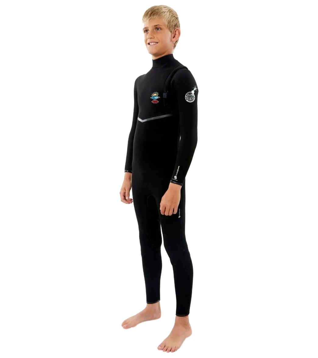Rip Curl Youth 3/2MM Flashbomb 32Gb Chest Zip Fullsuit Wetsuit 2 Rip Curl Youth 3/2MM Flashbomb 32Gb Chest Zip Fullsuit Wetsuit - Image 2