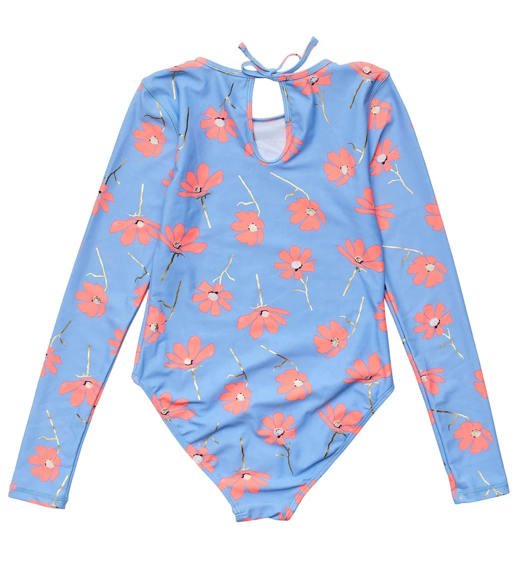 Girls' Beach Bloom Long Sleeve One Piece Swimsuit (Toddler, Little Kid, Big Kid) 2 Girls' Beach Bloom Long Sleeve One Piece Swimsuit (Toddler, Little Kid, Big Kid) - Image 2