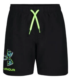 Under Armour Boys' UA Crystal Speckle Logo Volley Shorts (Big Kid)