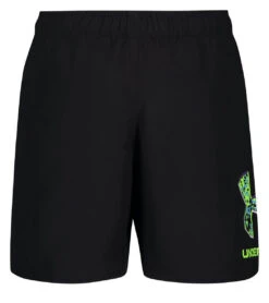 Under Armour Boys' UA Crystal Speckle Logo Volley Shorts (Big Kid) -Swimming Shops 7647418843304 black 3a