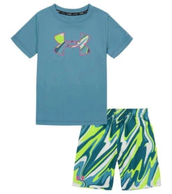 Under Armour Boys' UA Youth Melt Short Sleeve Swim Set (Little Kid)