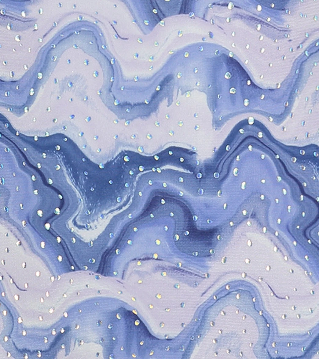 Under Armour Girls' UA Mixing Waves Short Sleeve One Piece Swimsuit (Little Kid 3 Under Armour Girls' UA Mixing Waves Short Sleeve One Piece Swimsuit (Little Kid - Image 3