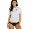 Rip Curl Women's Whitewash Loose Fit Short Sleeve Rash Guard