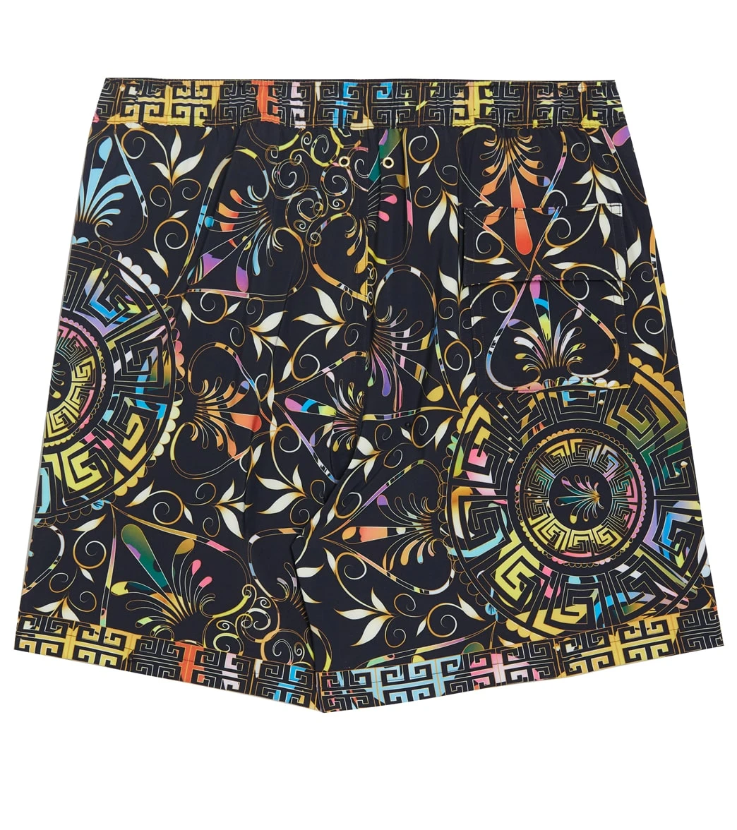 Johnny Was Men's Floral Peace Swim Trunk 2 Johnny Was Men's Floral Peace Swim Trunk - Image 2