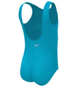 Nike Girls' Multi Logo One Piece Swimsuit (Little Kid) -Swimming Shops 7758028275880 bluelightning 3a
