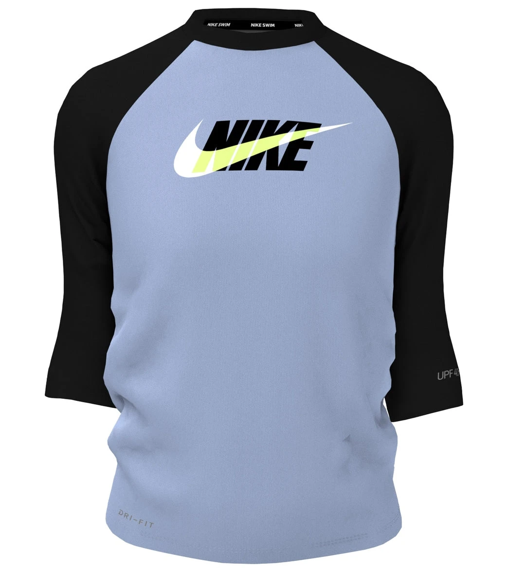Nike Girls' Logo Hydro Short Sleeve Rashguard (Big Kid) 1 Nike Girls' Logo Hydro Short Sleeve Rashguard (Big Kid)