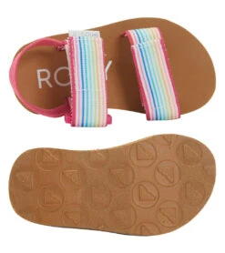 Girls' TW Roxy Cage Sandals (Baby, Toddler) -Swimming Shops 7777953087656 whitepinkmulti 3a