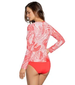 Jantzen Women's Garden Euphoria Rosie Rash Guard -Swimming Shops 7778209628328 imperialblaze 3a