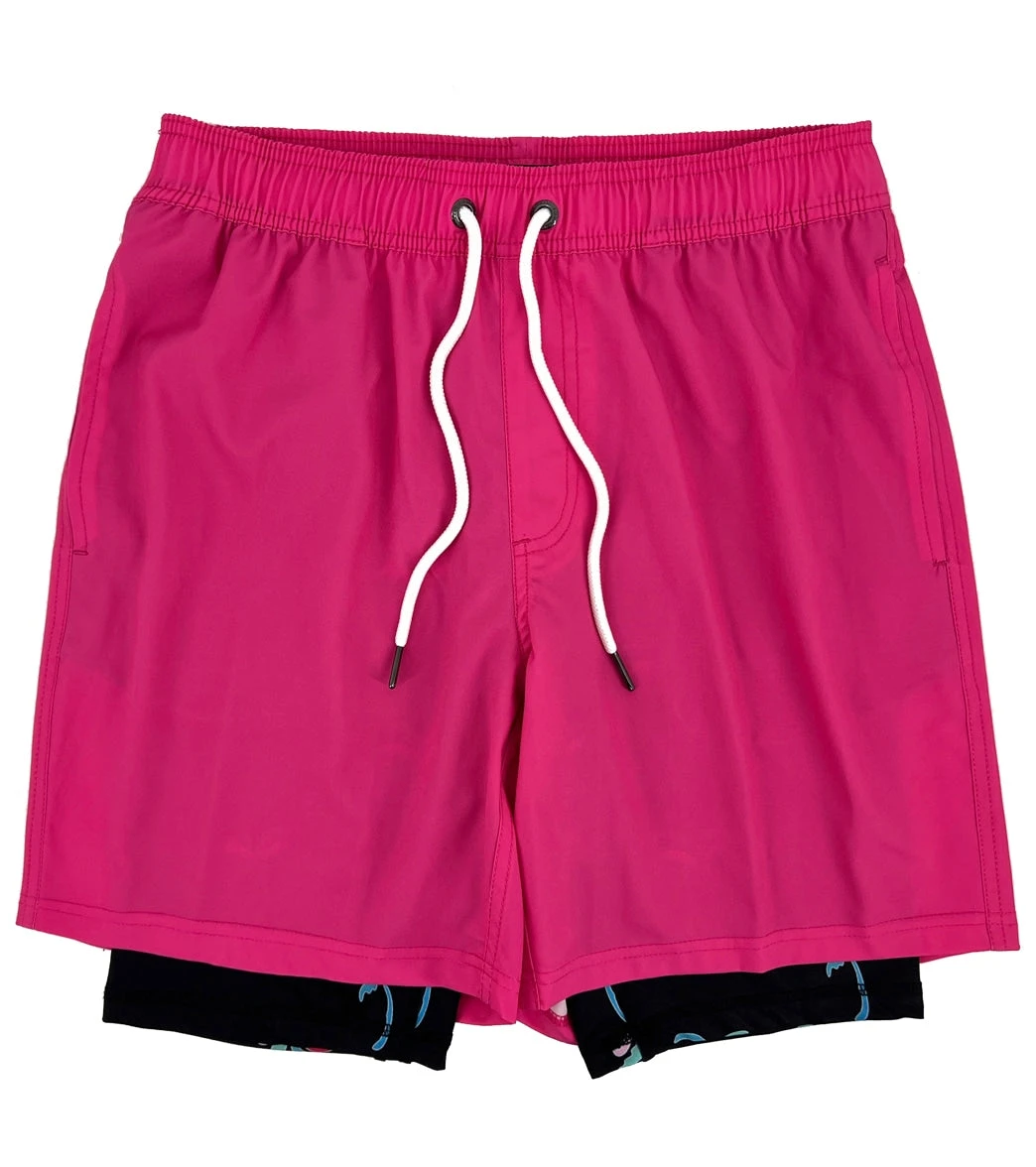 Men's 17" Dean Tree Compression Swim Trunks 1 Men's 17" Dean Tree Compression Swim Trunks