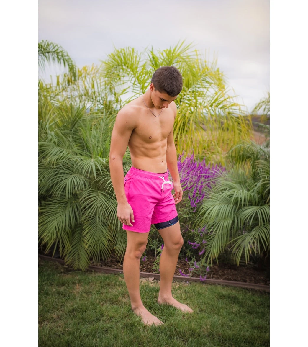 Men's 17" Dean Tree Compression Swim Trunks 3 Men's 17" Dean Tree Compression Swim Trunks - Image 3