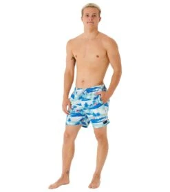 Rip Curl Men's 16" Dreamers Swim Trunks -Swimming Shops 7787843616936 bone 4a